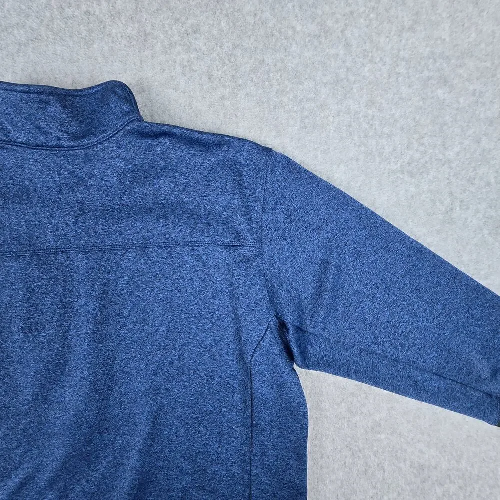 The North Face Mens Medium Blue Canyonlands 1/2 Zip Fleece Jacket